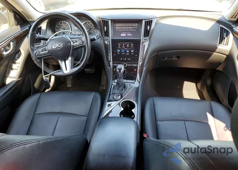 2018 Infiniti Q50 Pure z USA, uszkodzony, nr VIN JN1CV7APXJM240091